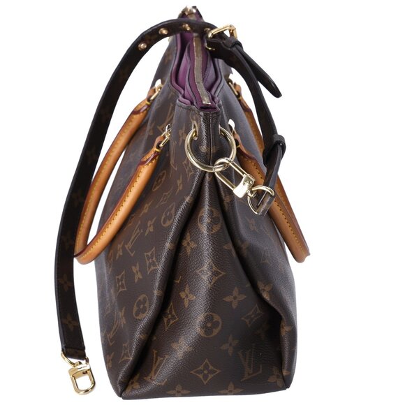 Louis Vuitton Pallas Monogram Handbag M40906 Aurore Monogram Canvas - Picture 6 of 9